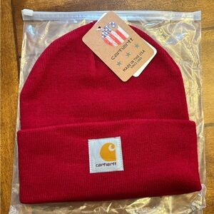 Carhartt Deep Red Knit Hat